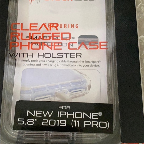 BLackweb Clear Rugged Phone Case With Holster - Picture 2 of 4